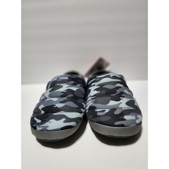 New PUMA SCUFF CAMO CAMOUFLAGE SLIPPERS MENS SIZE 11 BLACK HIGH RISE 385278-01 - Picture 9 of 10